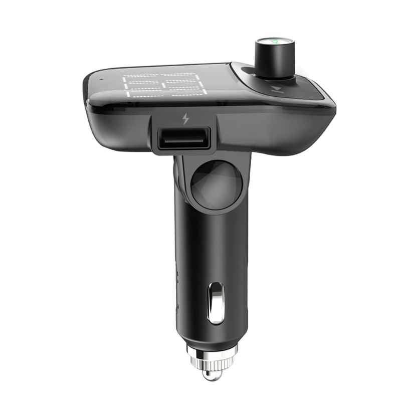 T17 Auto Bluetooth FM transmiter s velikim zaslonom, MP3 player i punjač
