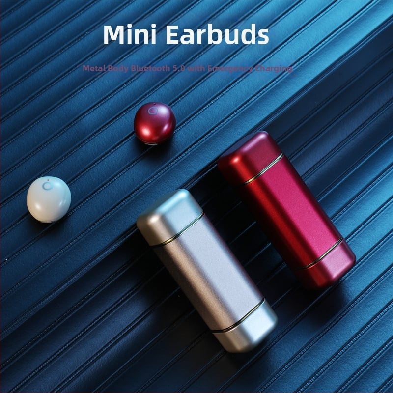 Quan Jinxin TWS Bluetooth fülhallgató, Privát modell, Monó Mini, BT 5.0, 10 m hatótáv, 4–8 óra üzemidő, IPX4