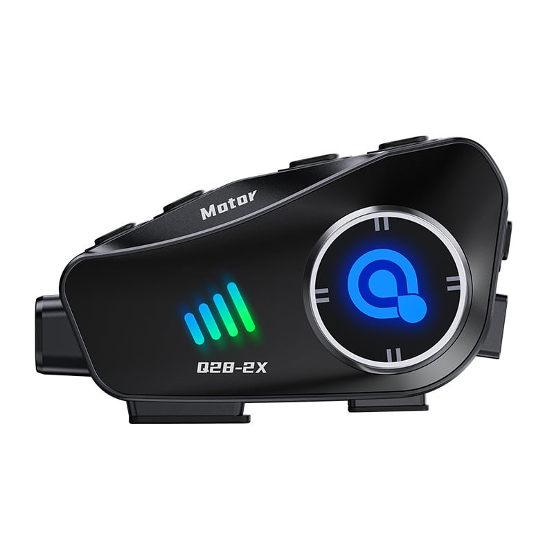 Motorkerékpár sisak Bluetooth interkom 1080P kamerával, IPX6 vízálló, Bluetooth 5.0, 15 m hatótávolság, sztereó fejhallgató