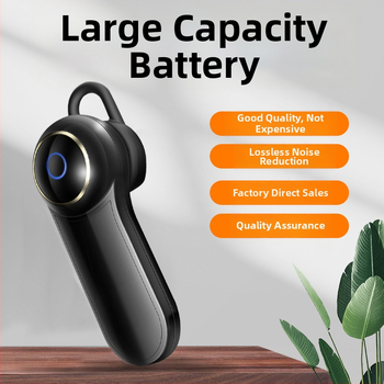 Vezeték nélküli Bluetooth fülhallgató fülcsipeszel, mono, Bluetooth 5.0, 10 m hatótáv, üzemidő >8 óra