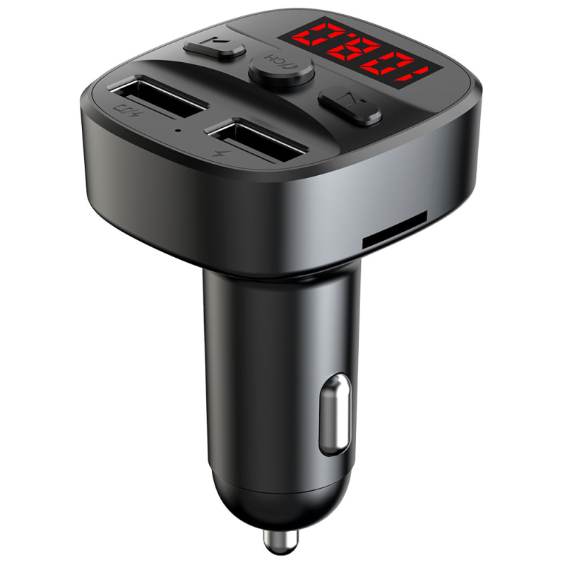 T60 Player MP3 pentru mașină cu Bluetooth FM Transmitter, Încărcător Auto Hands-Free, Încărcător USB Dublu