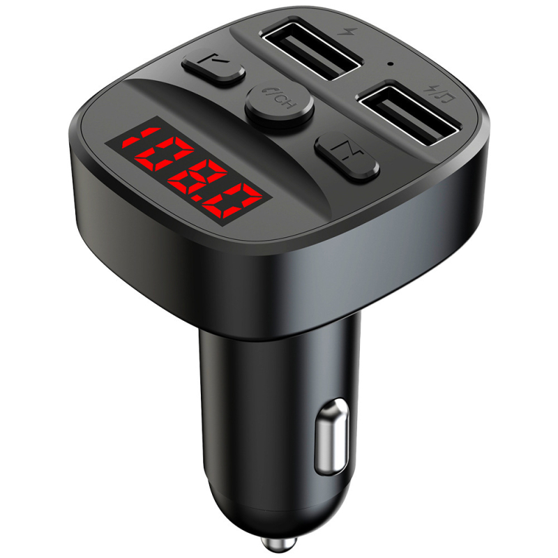 T60 Player MP3 pentru mașină cu Bluetooth FM Transmitter, Încărcător Auto Hands-Free, Încărcător USB Dublu