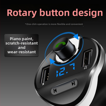 T20 Auto Bluetooth MP3 prehrávač s USB nabíjaním a FM vysielačom — hands-free volania, napájanie 12-24V, USB/TF rozhranie