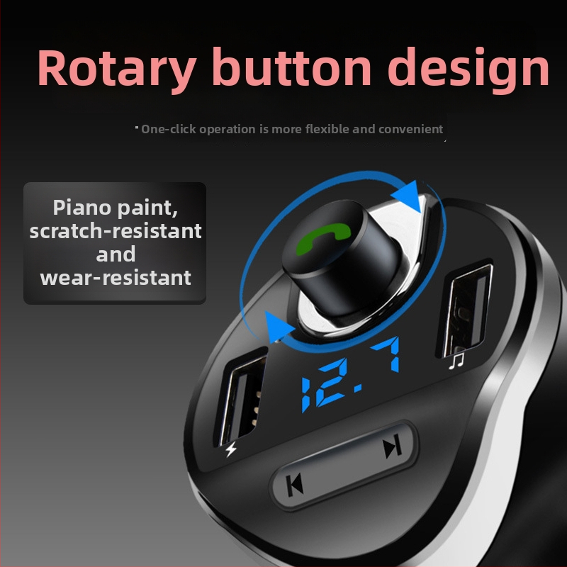 T20 Auto Bluetooth MP3 prehrávač s USB nabíjaním a FM vysielačom — hands-free volania, napájanie 12-24V, USB/TF rozhranie