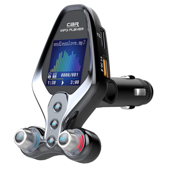 BT26 auto MP3 player s Bluetoothom, QC3.0 brzo punjenje, monohromatski zaslon, FM tuner, 12-24V