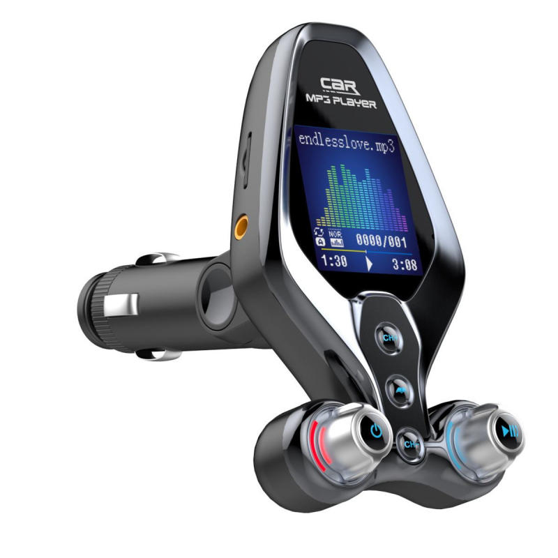 BT26 auto MP3 player s Bluetoothom, QC3.0 brzo punjenje, monohromatski zaslon, FM tuner, 12-24V