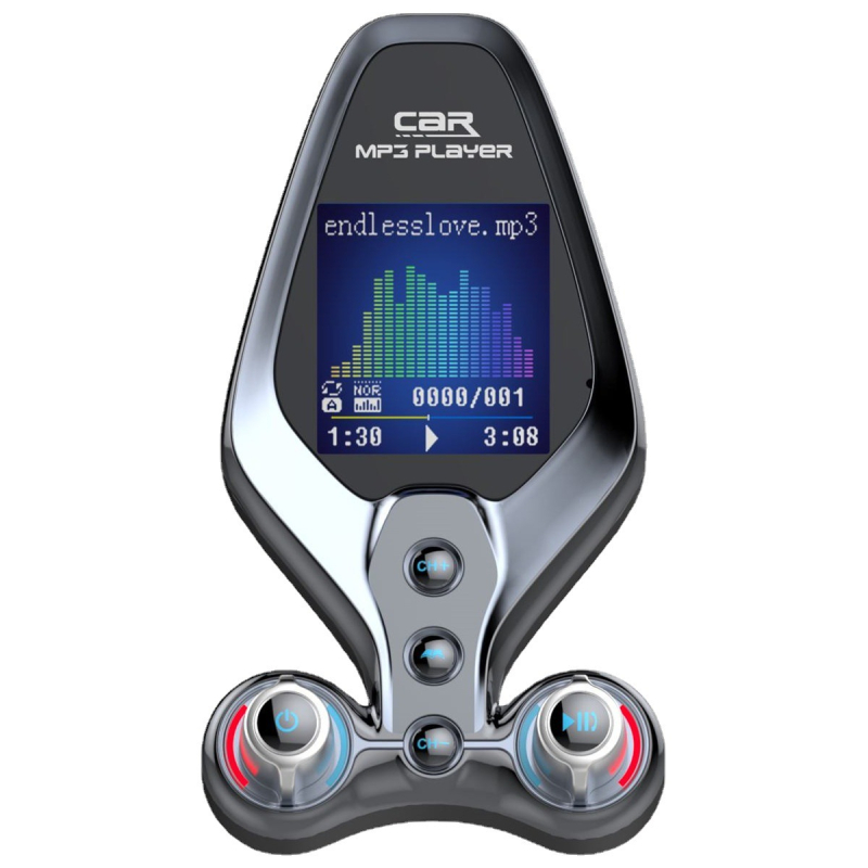 BT26 auto MP3 player s Bluetoothom, QC3.0 brzo punjenje, monohromatski zaslon, FM tuner, 12-24V