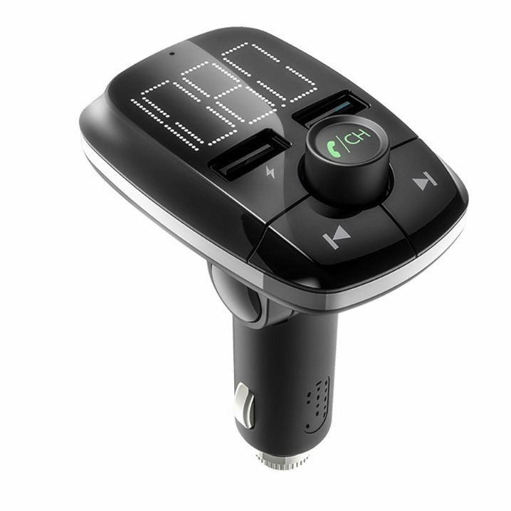 Automobilski Bluetooth FM odašiljač s velikim zaslonom, MP3 player, QC3.0 brzo punjenje, model T50