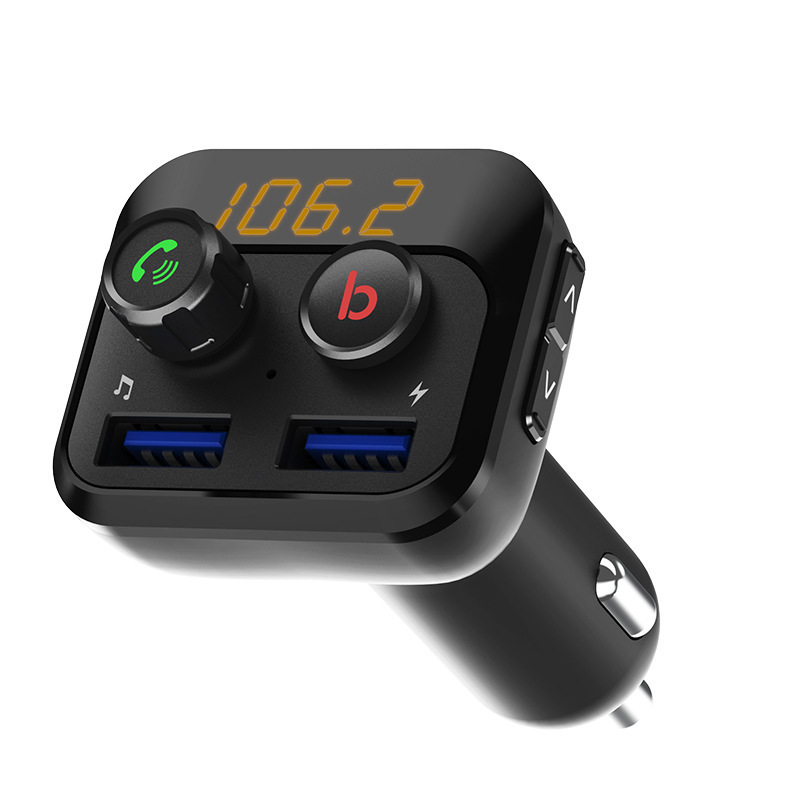 BT201D Autó MP3 prehrávač Bluetooth prijímač s FM vysielačom, napájanie 12–24V, 1,2 palcová monochromatická obrazovka, USB zvuk