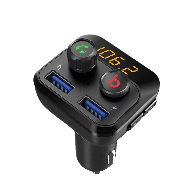 BT201D Autó MP3 prehrávač Bluetooth prijímač s FM vysielačom, napájanie 12–24V, 1,2 palcová monochromatická obrazovka, USB zvuk