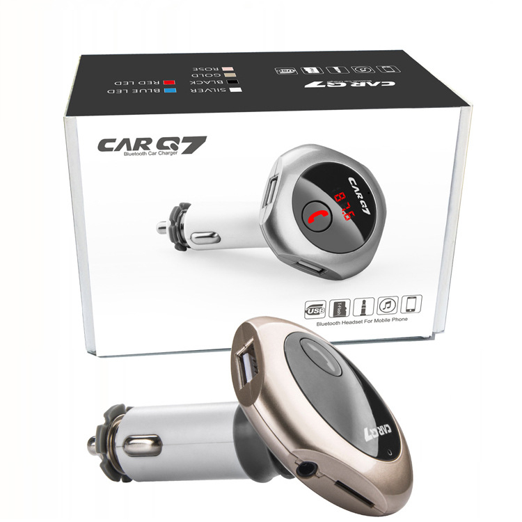 Automobilski MP3 player 12V/24V, Bluetooth, USB/TF kartica, FM transmiter za hands-free razgovore (Q7)
