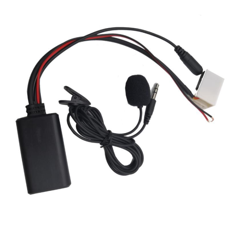 BMW CD grotuvo Bluetooth Hands-Free modulis E60/E63/E90/E91 – Bluetooth 5.0, 12V įvestis, montavimas per galinę CD grotuvo angą