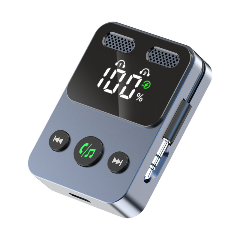 BR17 Bluetooth imtu-siuntėjo su galingu bosu, 1-2 viso į vieną garso kabelį, 12V DC tiesioginis prisijungimas, ABS