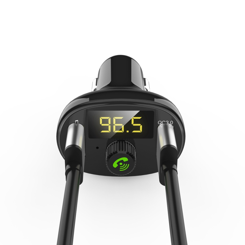 Bluetooth auto MP3 player s FM transmiterom i hands-free pozivanjem, QC3.0 brzo punjenje, Bluetooth 5.0, 12-24V