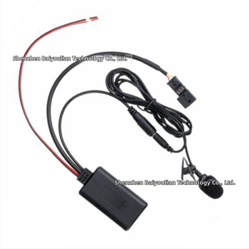 Bluetooth automikrofonas BMW Hands-Free (suderinama su BMW 3-pin, Bluetooth 5.0, AUX, įėjimas 12V, kabelio ilgis 23 cm)