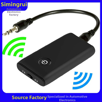 B10S Bluetooth siųstuvas ir imtuvas 5.0, 2-1, 3,5 mm garso, nešiojamas automobilių hands-free adapteris