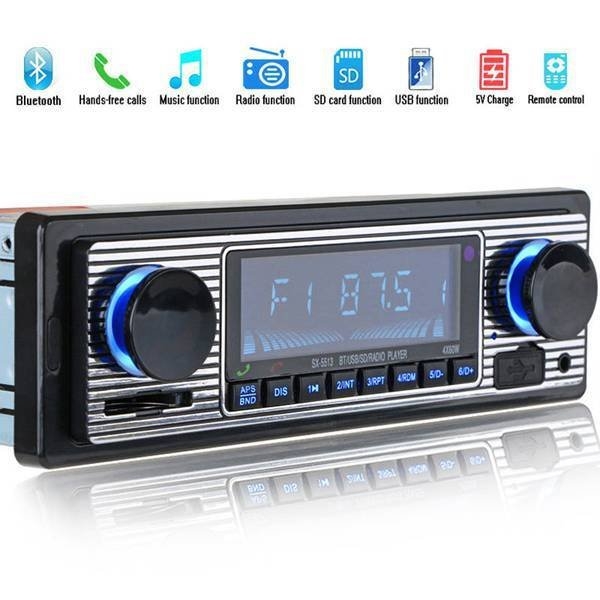 SX5513 Auto Bluetooth player i radio s USB flash memorijom i čitačem kartica