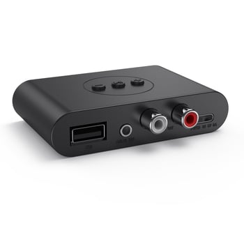 Receiver Bluetooth 5.3 NFC pentru mașină cu Hands-Free, intrări USB/RCA/3,5 mm, model B21