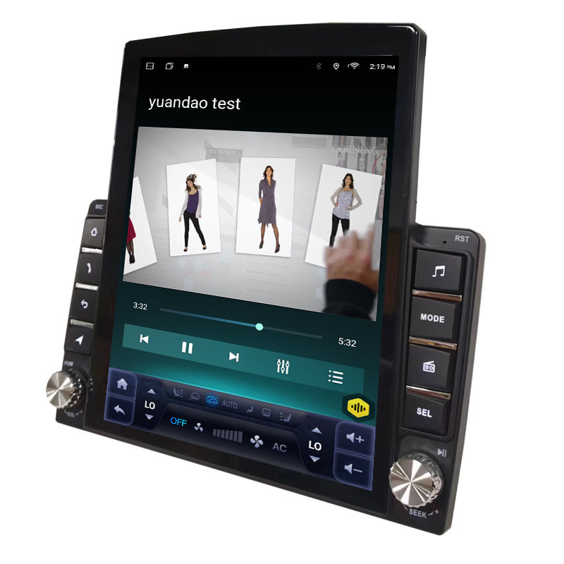 9,7-inčni uspravni Android auto navigacijski sustav s GPS-om, Bluetoothom i MP5 playerom