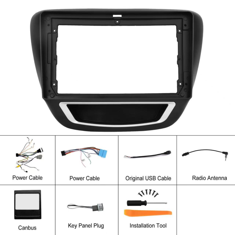 Android automobilni navigator s IPS zaslonom za Chevrolet Kovoz 16-20, GPS navigacija, 12V napajanje, plastično i stakleno kućište