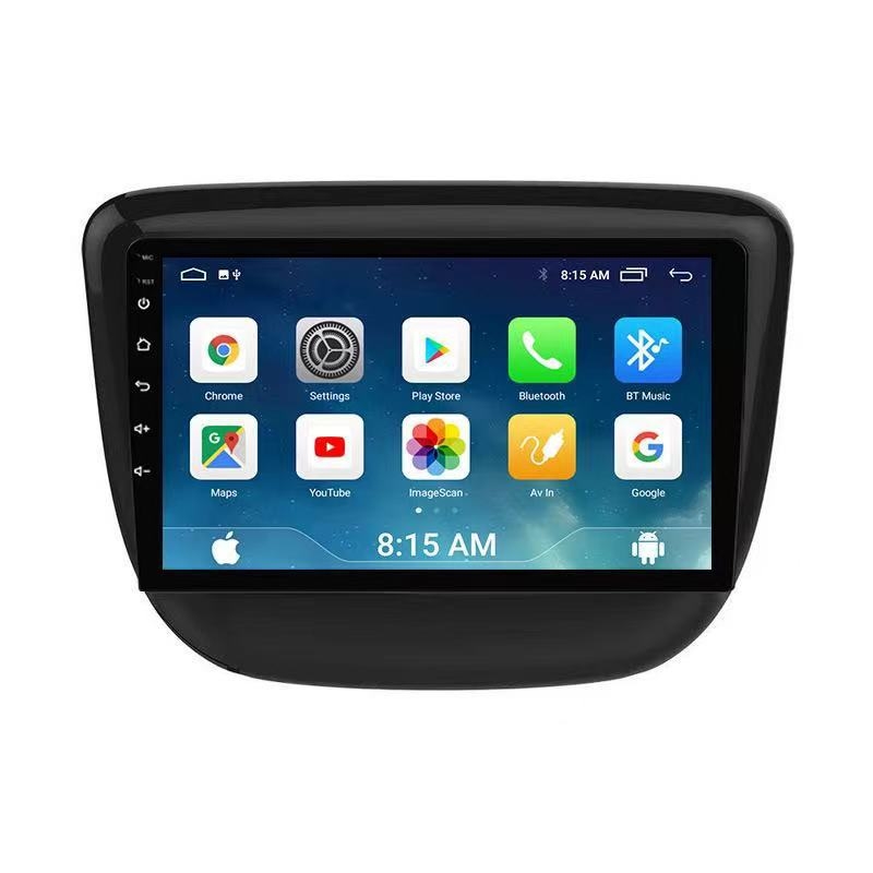 Android automobilni navigator s IPS zaslonom za Chevrolet Kovoz 16-20, GPS navigacija, 12V napajanje, plastično i stakleno kućište