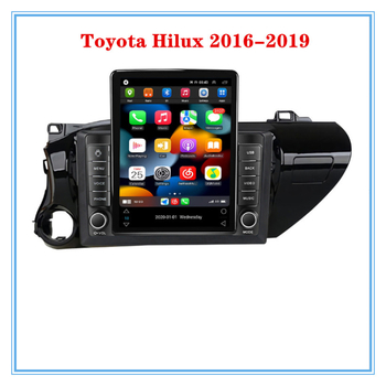 Sistem Android MP5 de navigație auto pentru Toyota Hilux 2015–2020, 12V, 4×50W, ABS plastic, OEM, garanție
