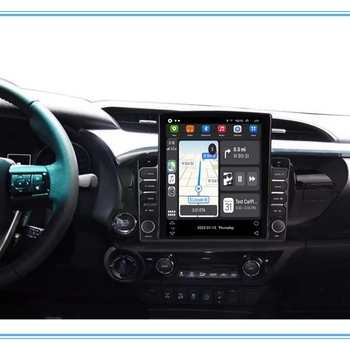 Sistem Android MP5 de navigație auto pentru Toyota Hilux 2015–2020, 12V, 4×50W, ABS plastic, OEM, garanție