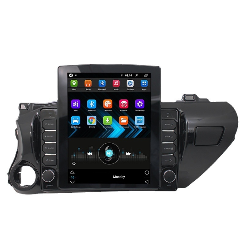 Sistem Android MP5 de navigație auto pentru Toyota Hilux 2015–2020, 12V, 4×50W, ABS plastic, OEM, garanție