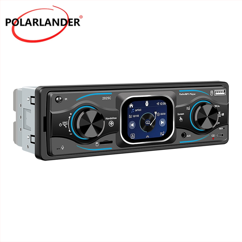 Autós MP3-lejátszó 2025c Bluetooth, veszteségmentes hangzás, monokróm kijelző, FM rádió