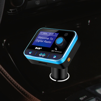 Autó DAB Digitális rádió Bluetooth MP3 lejátszóval és FM adóval, USB MP3 lejátszás, 12-24V
