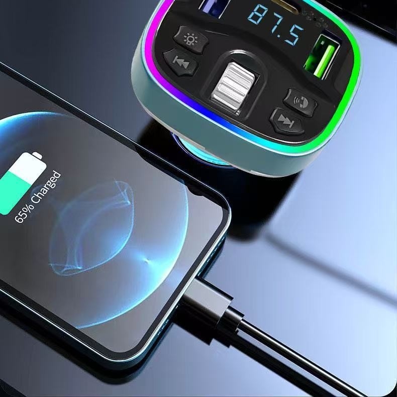 HT-16 Auto Bluetooth FM Transmiter s digitalnim displejem, QC3.0 brzo punjenje, PD30W USB, 12-24V