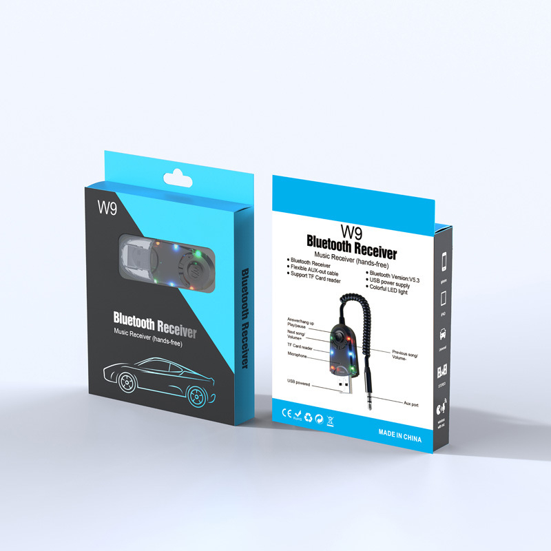 FM Bluetooth 5.3 odašiljač i prijemnik za automobil, MP3 audio adapter, bežični Bluetooth zvučnik