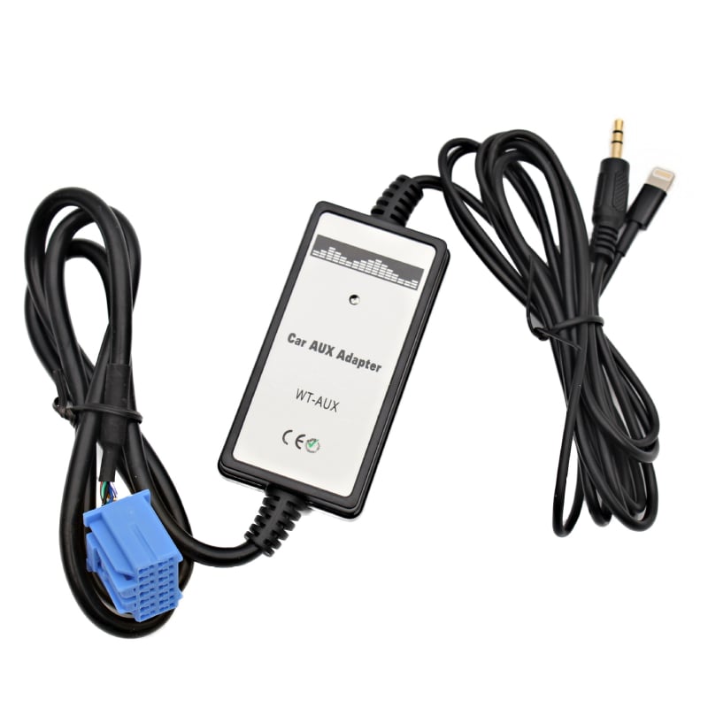 Auto MP3 podatkovni kabel s 3,5 mm AUX za Honda – Model QX264, ABS, 12V, Bez memorije