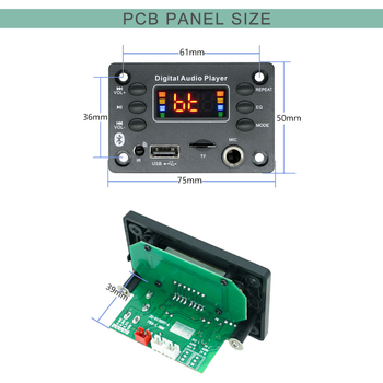 HLX MP3 dekoder pločica za auto audio s Bluetooth 5.0, model 136