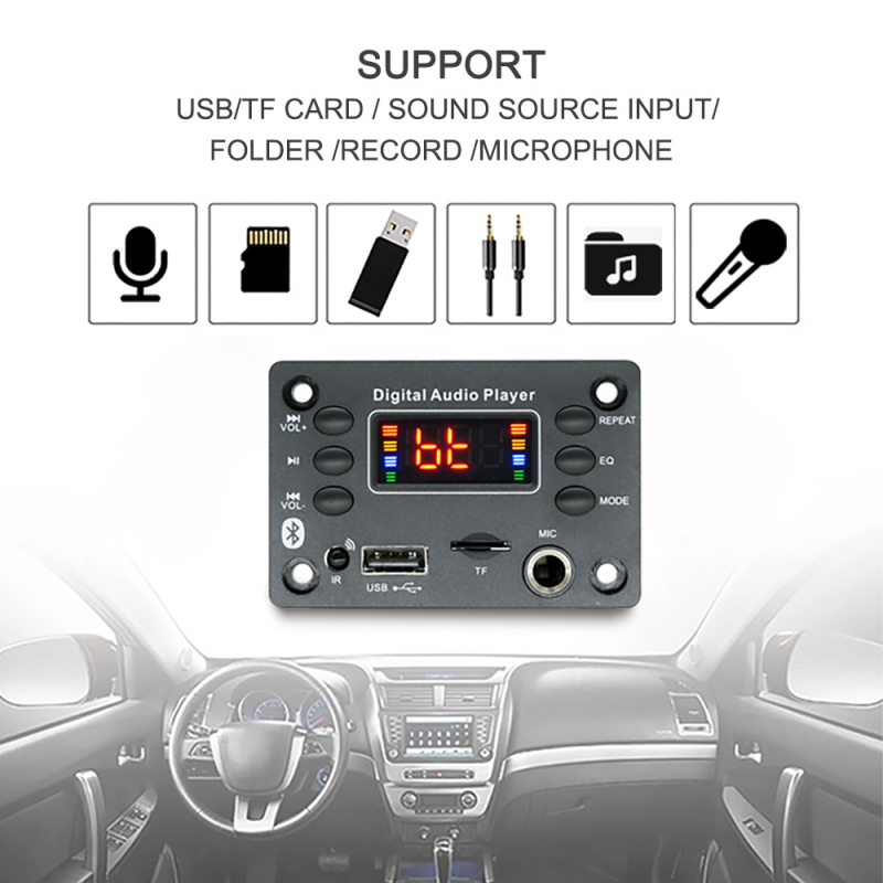 HLX MP3 dekoder pločica za auto audio s Bluetooth 5.0, model 136