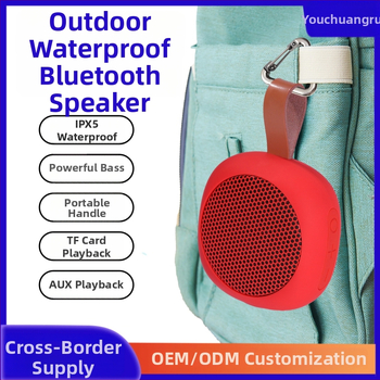 Bluetooth Prenosný mini reproduktor pre stolné a vonkajšie použitie, IPX5 odolný voči vode, výstup 5W, Bluetooth 5.3, vstavaná batéria 800–1000 mAh, frekvenčný rozsah 100 Hz–20 kHz