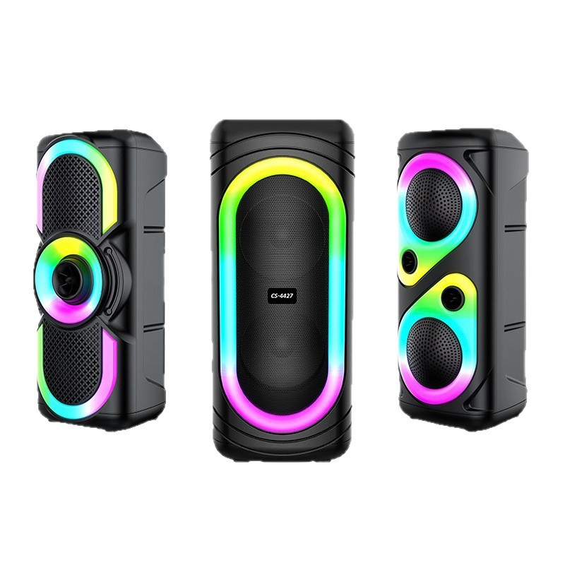 Bluetooth zvučnik s dva zvučnika, Bluetooth 5.2, izlaz 10-20W, FM radio, ugrađena baterija 2000-4000 mAh