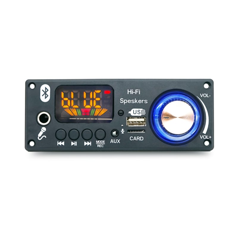 Placă de amplificator 2x80W, decodor Bluetooth MP3, modul audio auto, model D161BT