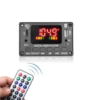 Modul Bluetooth pentru amplificator auto JQ D005BT cu decodare MP3, 2x40W