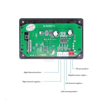 Modul Bluetooth pentru amplificator auto JQ D005BT cu decodare MP3, 2x40W