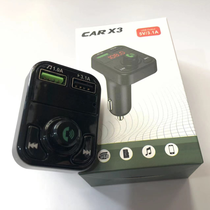 Autó Bluetooth MP3 lejátszó és vevő, USB lejátszás, FM rádió, 12V tápegység, Monokróm kijelző (USB, FM, 12V)