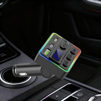 Autóba Bluetooth MP3 lejátszó, FM-transzmitter, 12-24V tápegység, Bluetooth interfész, Monokróm kijelző, Modellek D15–D19