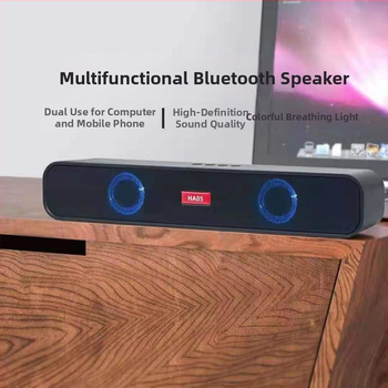 Két hangszórós Bluetooth hangfal, 60 Hz–15 kHz, BT 5.0, beépített akkumulátor 1200–2000 mAh, MP3 és USB flash lejátszás