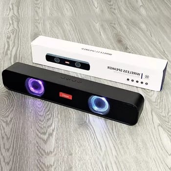 Két hangszórós Bluetooth hangfal, 60 Hz–15 kHz, BT 5.0, beépített akkumulátor 1200–2000 mAh, MP3 és USB flash lejátszás