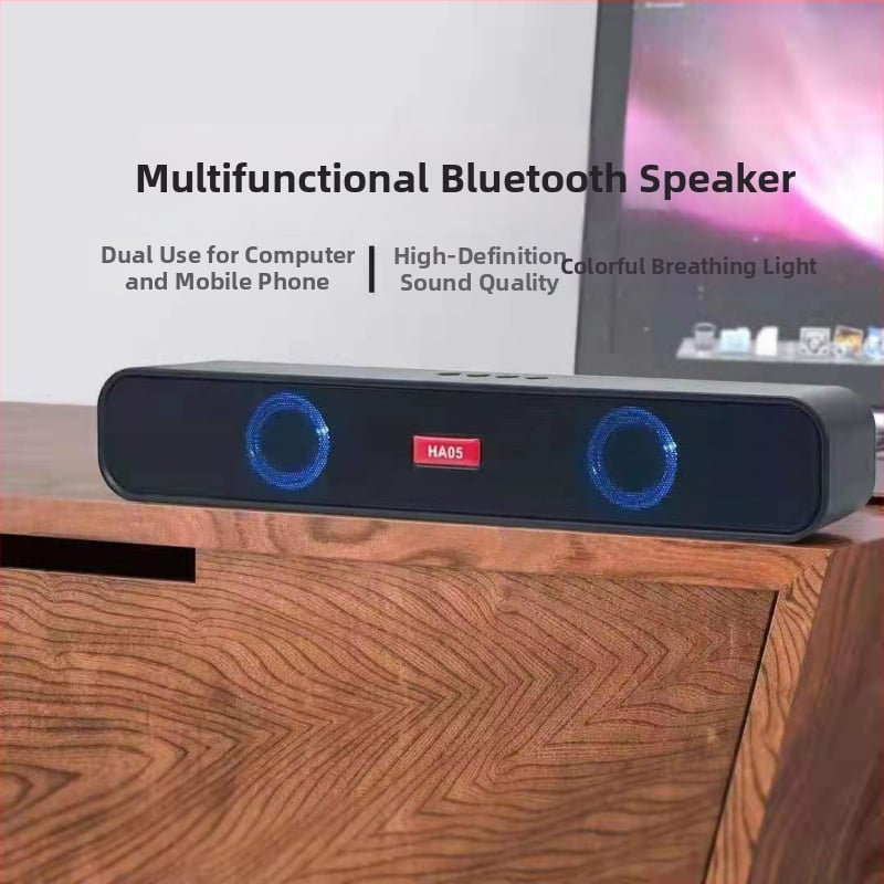 Két hangszórós Bluetooth hangfal, 60 Hz–15 kHz, BT 5.0, beépített akkumulátor 1200–2000 mAh, MP3 és USB flash lejátszás