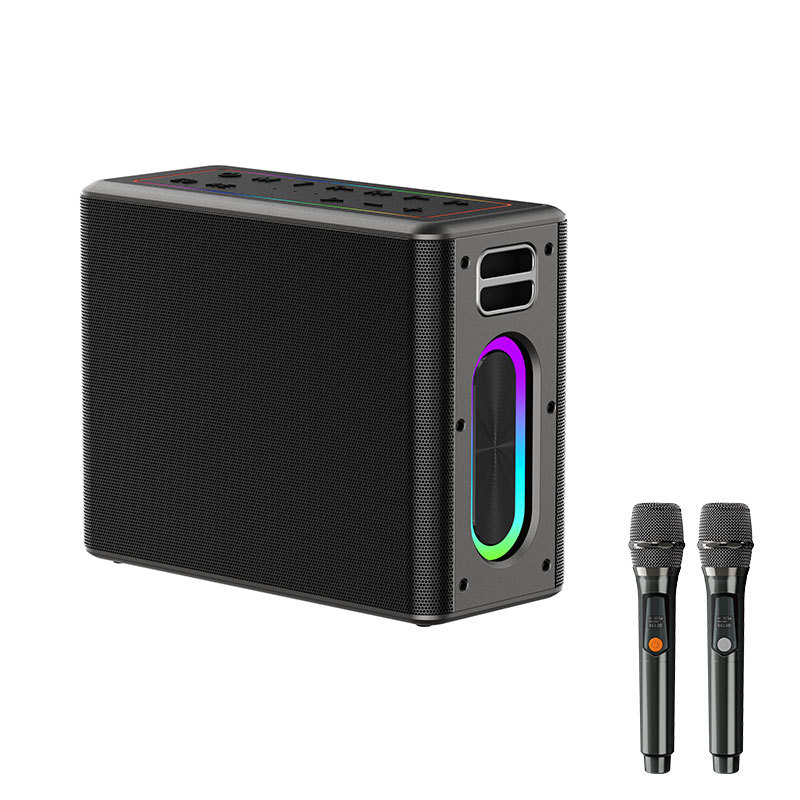 V60 Bluetooth zvučnik za karaoke na otvorenom s mikrofonom – 60–120W, Bluetooth 5.3, IPX5 vodootpornost, 8 sati reprodukcije, 4000mAh baterija