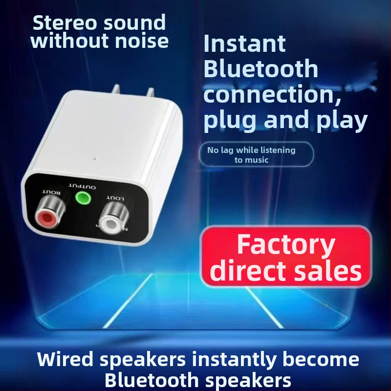 Bluetooth prijímač – univerzálny adaptér pre audio zosilňovač, plug and play, Bluetooth 1.1, bez externého napájania