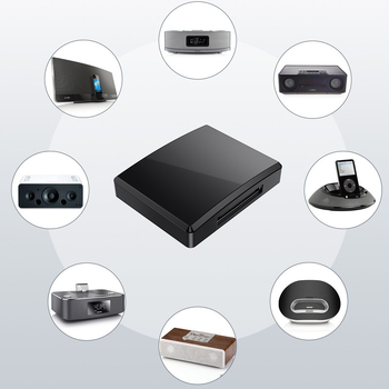 Receiver Bluetooth pentru difuzor 30-pin - interfață Apple, Plug and Play, Bluetooth 5.4, 30 Mbps, rază 10 m