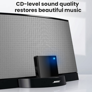 Receiver Bluetooth pentru difuzor 30-pin - interfață Apple, Plug and Play, Bluetooth 5.4, 30 Mbps, rază 10 m