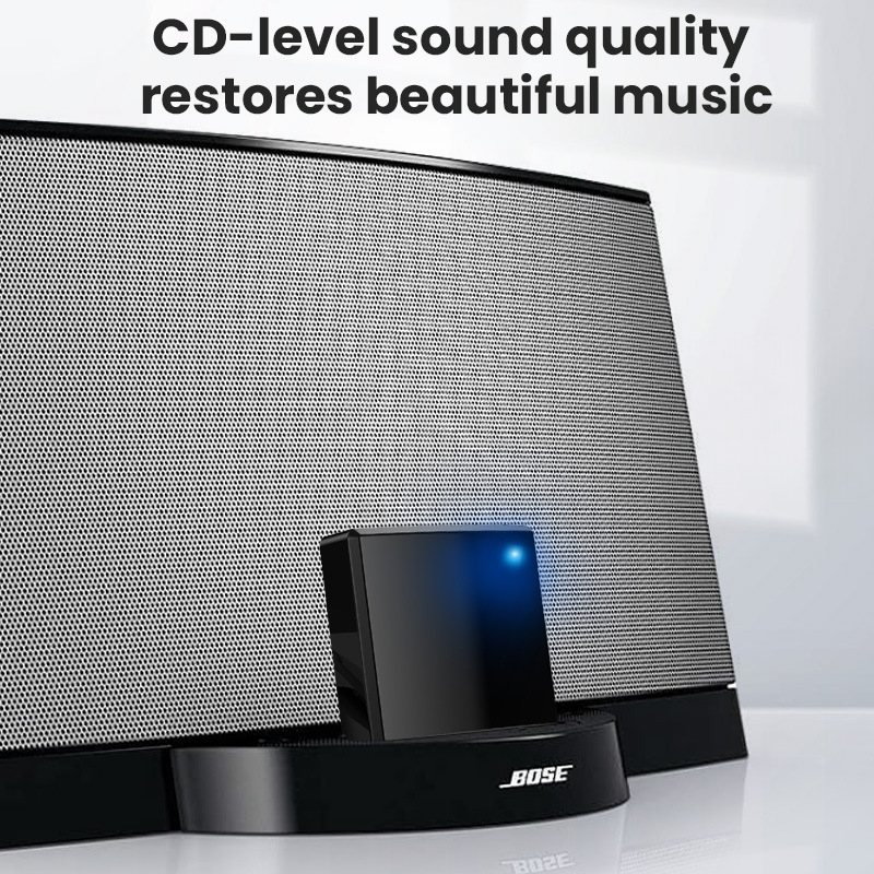 Receiver Bluetooth pentru difuzor 30-pin - interfață Apple, Plug and Play, Bluetooth 5.4, 30 Mbps, rază 10 m